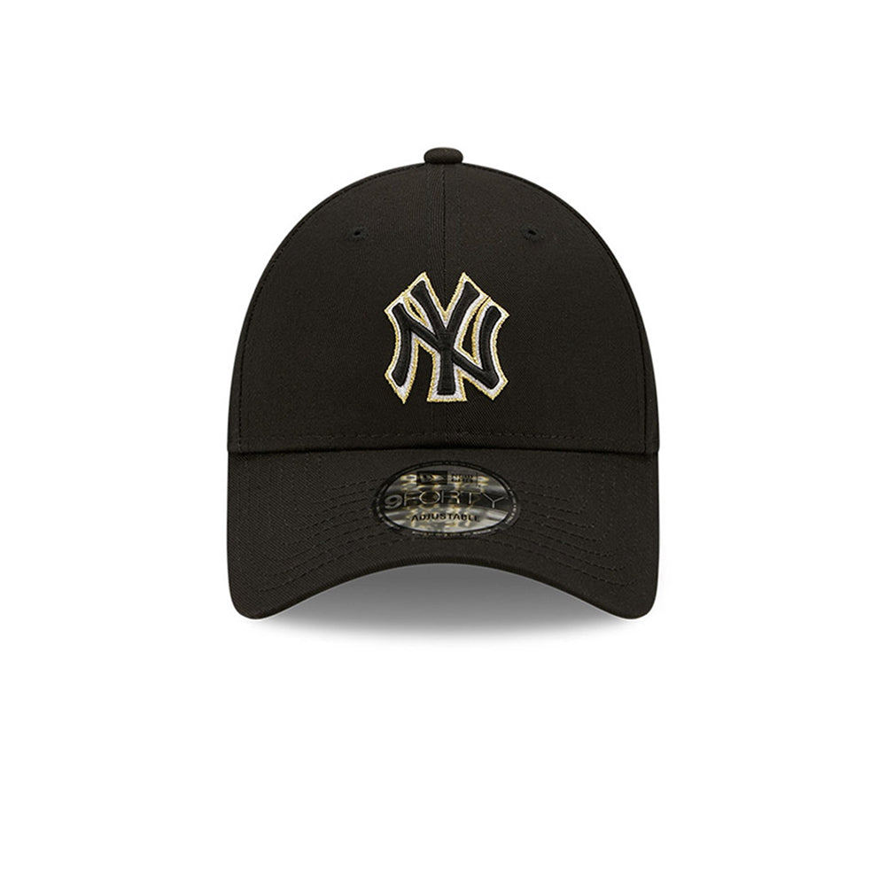 New Era - NY Yankees 9Forty Metallic Pop - Snapback - Black/Gold
