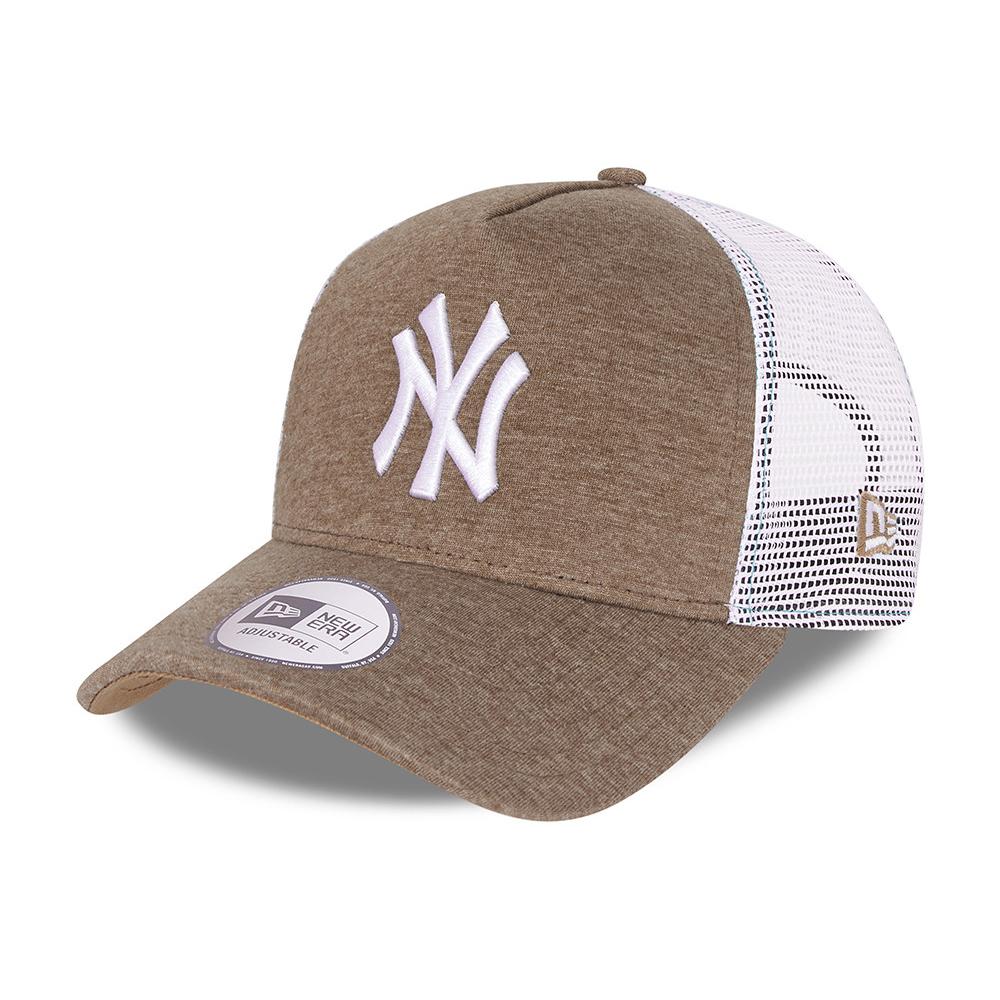 New Era - NY Yankees A Frame Jersey - Trucker/Snapback - Beige/White