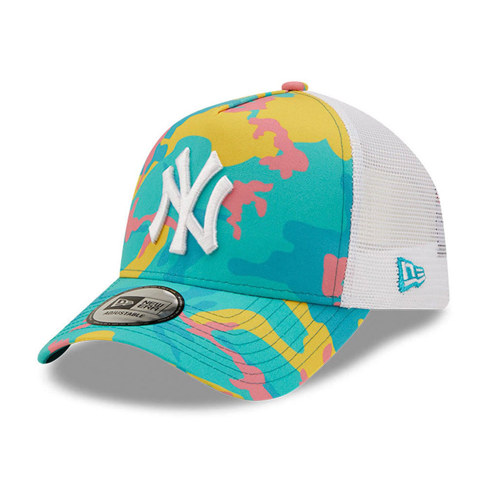 New Era - NY Yankees A Frame - Trucker/Snapback - Camo/White