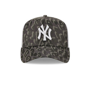 New Era - NY Yankees A Frame - Trucker/Snapback - Leopard Print Grey