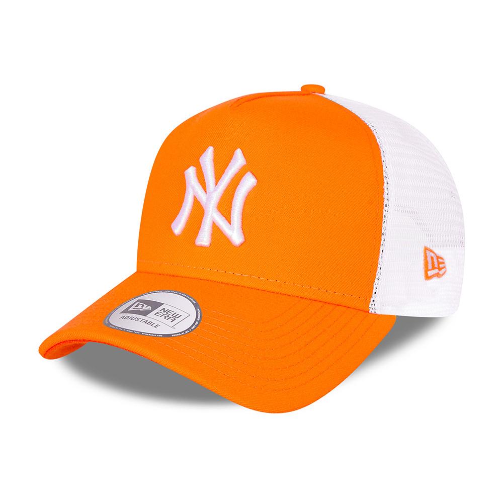 New Era - NY Yankees A Frame - Trucker/Snapback - Orange/White