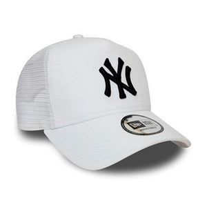 New Era - NY Yankees Clean A Frame - Trucker/Snapback - White
