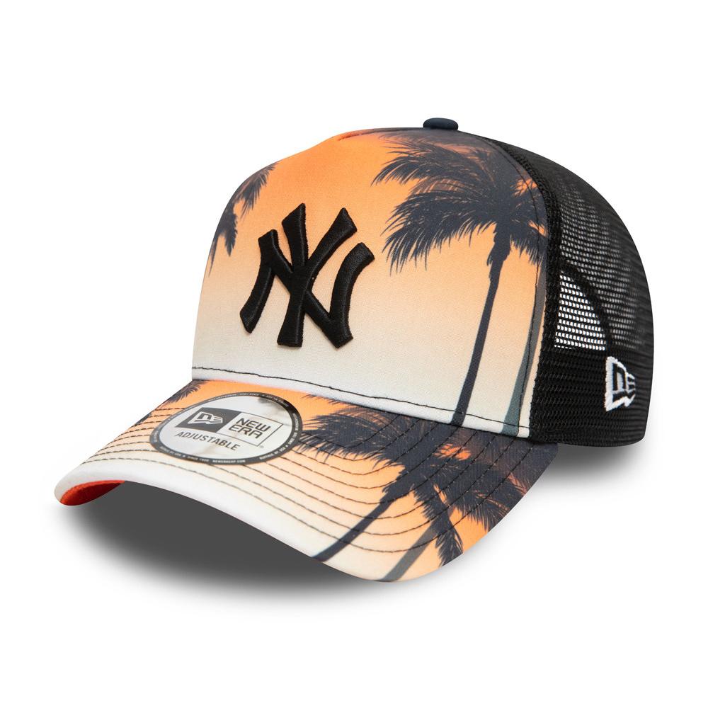 New Era - NY Yankees Summer City A Frame - Trucker/Snapback - Black/Orange