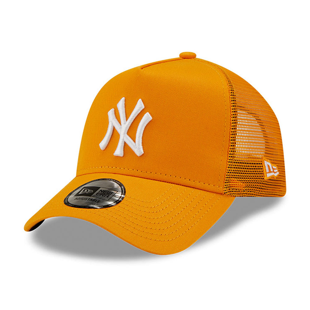 New Era - NY Yankees Tonal Mesh A Frame - Trucker/Snapback - Dark Yellow/White