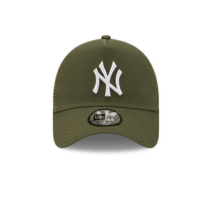 New Era - NY Yankees Tonal Mesh A Frame - Trucker/Snapback - Olive/White