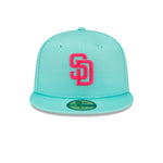 New Era - San Diego Padres 59Fifty City Connect - Fitted - Turquoise Green/Pink