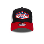 New Era - USA Star Patch Clean a Frame - Trucker/Snapback - Black/Red/White