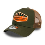 New Era - USA Star Patch Clean a Frame - Trucker/Snapback - Olive/Khaki