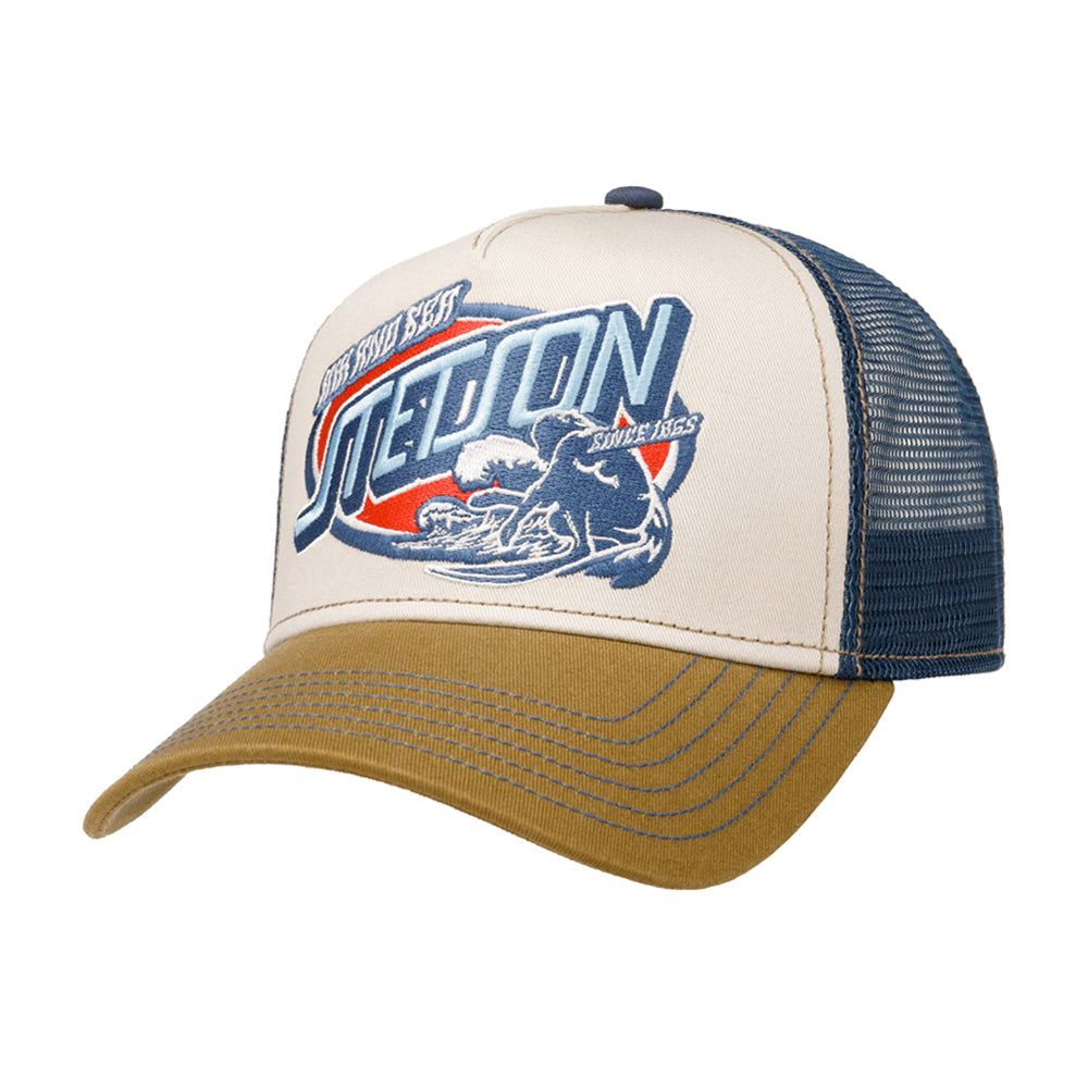 Stetson - Air and Sea - Trucker/Snapback - Brown/White/Navy