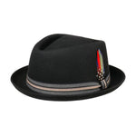Stetson - Beloit Diamond Wool Hat - Fedora - Black