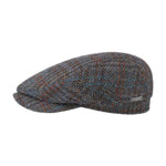 Stetson - Burnet Harris Tweed - Sixpence/Flat Cap - Grey