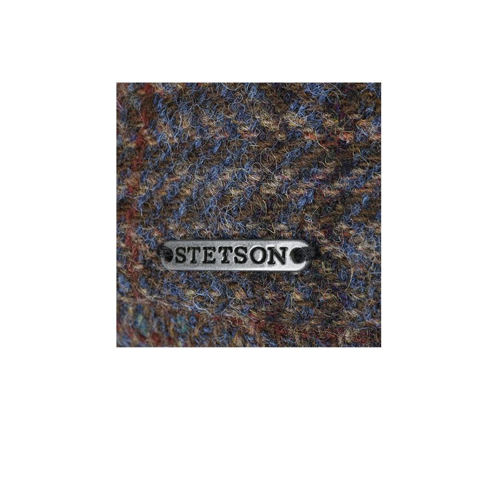 Stetson - Burnet Harris Tweed - Sixpence/Flat Cap - Grey