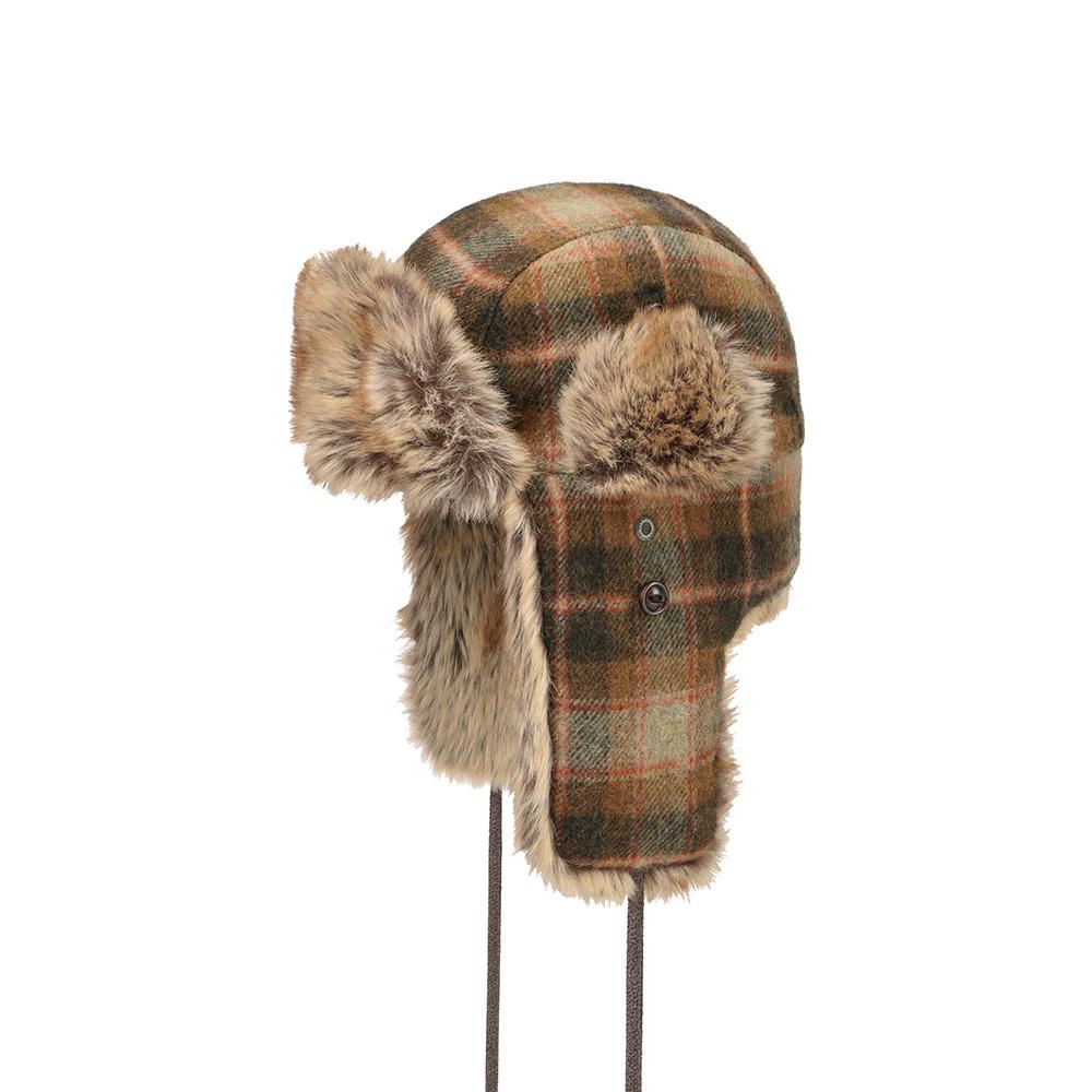Stetson - Check Bomber Trapper Cap - Beanie - Mixed Colours