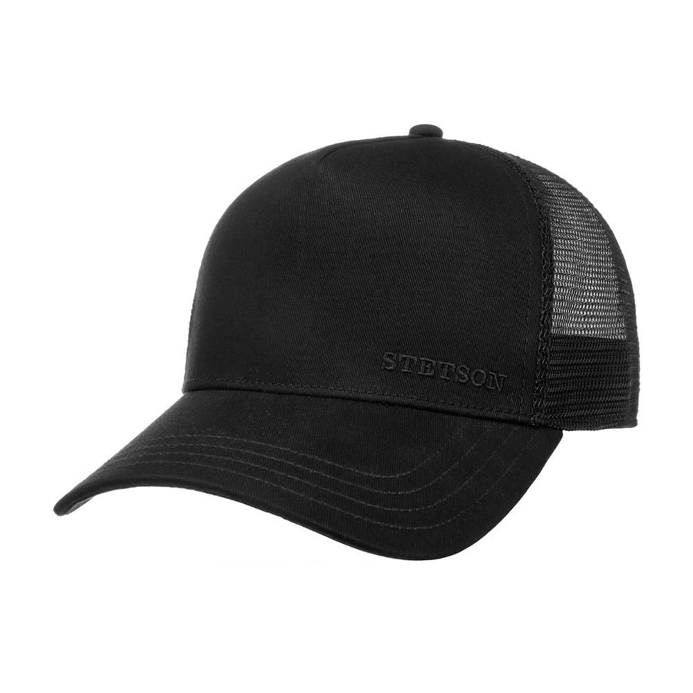 Stetson - Classic Cotton - Trucker/Snapback - Black