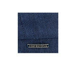 Stetson - Hatteras Fine Herringbone - Sixpence/Flat Cap - Denim Blue