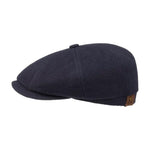 Stetson - Hatteras Noir - Sixpence/Flat Cap - Navy