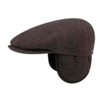 Stetson - Kent Wool Earflaps - Sixpence/Flat Cap - Brown