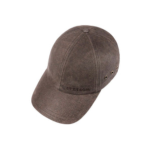 Stetson - Liberty Leather Cap - Adjustable - Brown