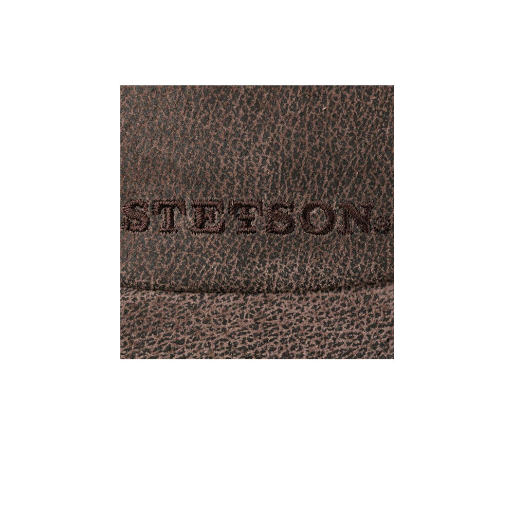 Stetson - Liberty Leather Cap - Adjustable - Brown