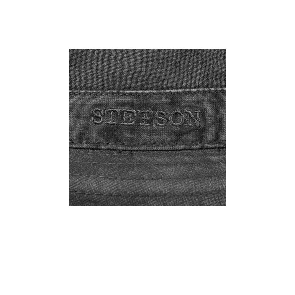 Stetson - Organic Cotton Pork Pie Cloth Hat - Fedora - Black