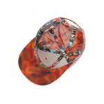 Stetson - Palm Leaf Baseball Cap - Snapback - Orange/Mottled