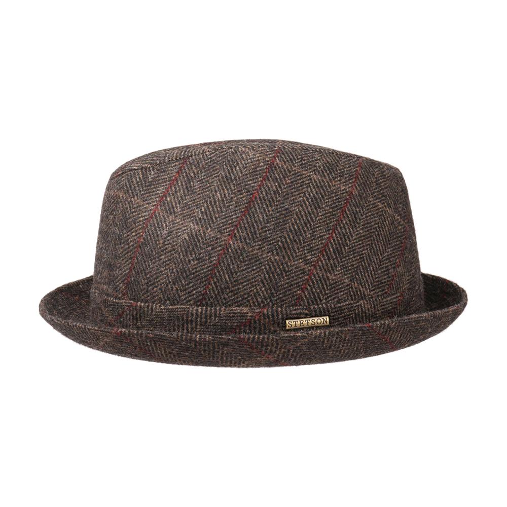 Stetson - Player Wool - Fedora Hat - Black/Brown