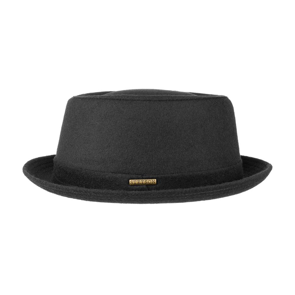 Stetson - Pork Pie Wool - Fedora - Black