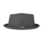 Stetson - Pork Pie Wool - Fedora Hat - Grey