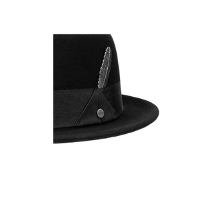 Stetson - Vancosta Pork Pie Wool Hat - Fedora - Black