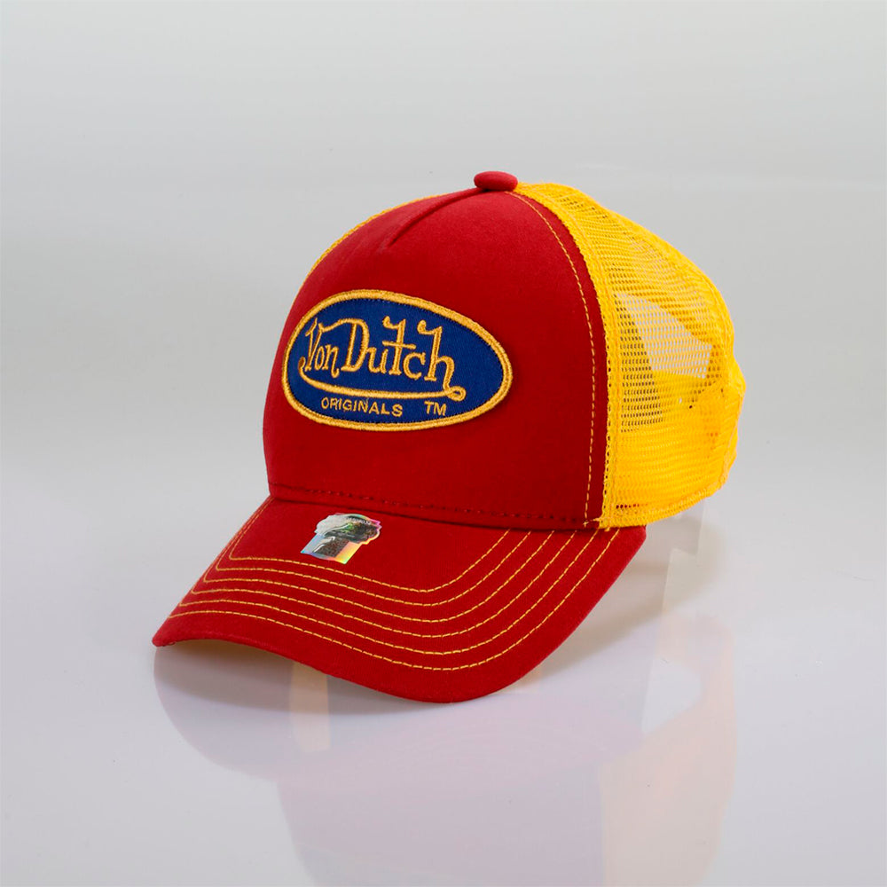 Von Dutch - Boston - Trucker/Snapback - Red/Yellow