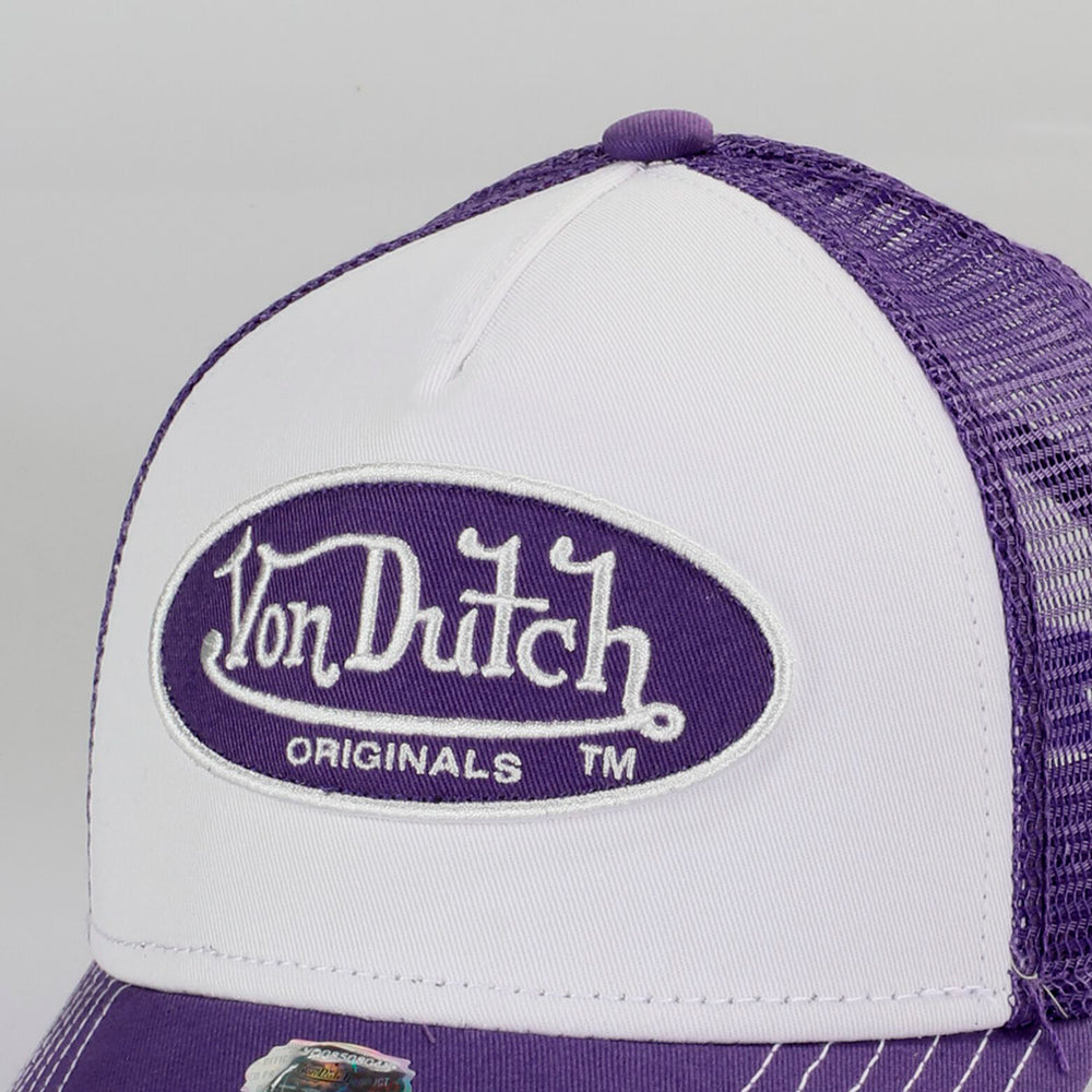 Von Dutch - Boston - Trucker/Snapback - White/Purple