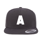 Yupoong - Text/Letter Cap A to Z - Dark Grey (Guide below)