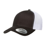 Yupoong - Trucker 6 Panel - Snapback - Black/White